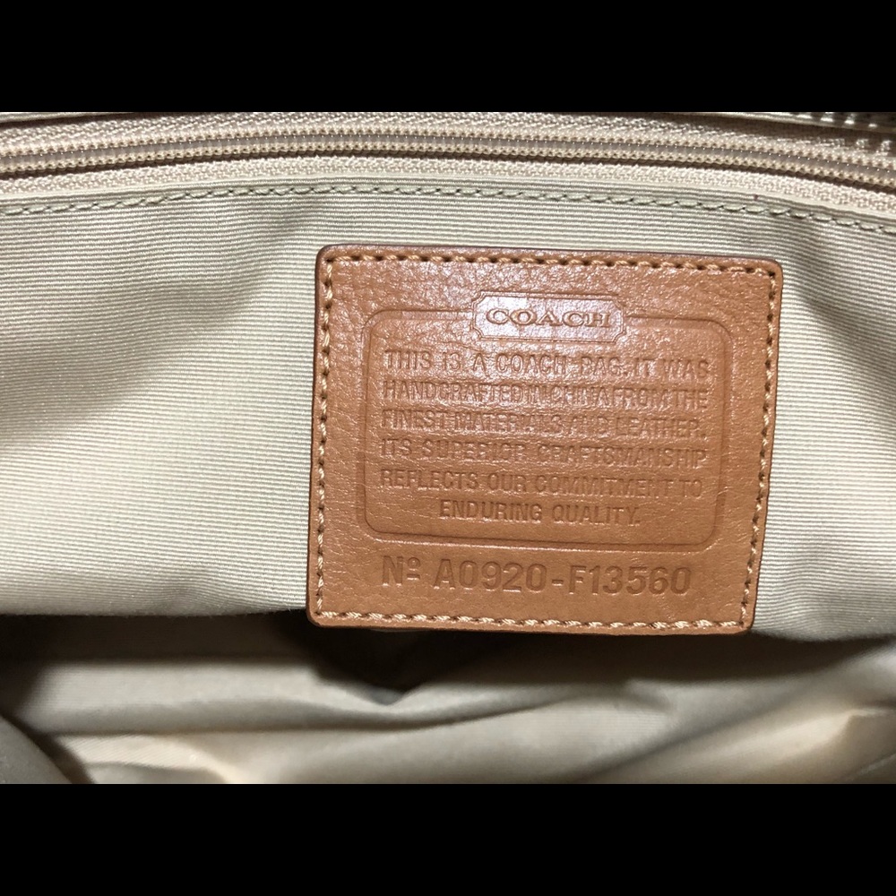 Authentic Coach Tote